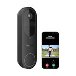 Reolink Doorbell Camera Wireless 2K 4MP with Smart Detection, Video Doorbell with Head-to-Toe View for Package Monitoring, 2.4/5GHz Wi-Fi, No Monthly Fee for Local Storage