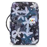 YOUSHARES 300 Slots Pencil Bag - Pencil Pouch Stationery Organizer Pen Case with Multilayer Holder for Prismacolor Colored Pencils & Gel Pen (Leaves)