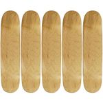 Moose 8.5" Blank Skateboard Deck Natural 7-Ply Canadian Maple