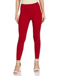 Max Regular Fit Women's Solid Ankle-Length Leggings (Noosal21Rered)_XL