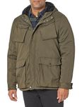 URBAN REPUBLIC Mens Techno Shell Jacket, Olive, X-Large