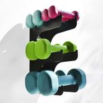 meollo | Weight Rack | 3 Levels | 100% Steel | Made in Europe | Dumbbell Rack | Home Gym Equipment | Fitness Equipment | Weight Storage Racks | Dumbell Rack | Home Gym Accessories