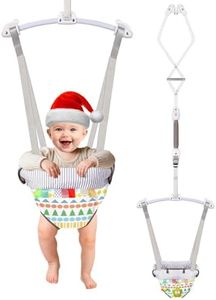 Baby Jumper Doorway, Door Bouncer and Jumper for Baby with Adjustable Strap, Fun Activity for 6-12 Months Baby Infant, Bonus & Teether Included
