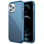 X-Doria Raptic iPhone 12 Pro Max Case, Air (Anodized Aluminum, TPU & Polycarbonate) Protection Case/Cover Designed for iPhone 12 Pro Max 5G 2020 (6.1-inches) (Military Drop Tested) - Blue