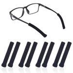 Eyeglass Ear Cushions 8Pcs Anti Slip eyewear retainer Upgrade Soft Eyeglass Temple Tips Knitting Eyeglas Ear gripss Glasses Accessories