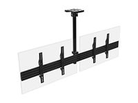 Monoprice Commercial Series 2x1 Menu Board Ceiling Mount for Displays Between 32in and 65in Max Weight 66 lbs. ea. VESA Patterns up to 600x400