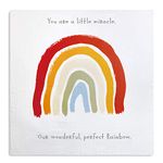 DEMDACO Little Miracle Perfect Rainbow 47 x 47 Children's Photo Swaddle Blanket