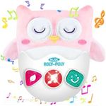 Baby Toys Owl Stuffed Animals: Infant Tummy Time Musical Toys for Toddlers 6 7 8 9 10 11 12 Months Babies Boy - 1st Birthday Girl Gifts, 6-12 12-18 Newborn Light & Sounds Sensory Toys