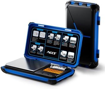 ACCT Precision Pocket Scale, 200gx0.01g Jewelry gram Scale, Digital Food Scale with LCD Display, one-Click Conversion 6 Units, Mini Scale for Kitchen/Powder/Coffee/Coins(Battery Included)