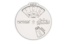 Circle of Fifths Wooden Wheel and Musical Educational Tool. Chord Wheel for Songwriters, Teachers and Musicians. Circle of 5ths Rugged and Functional for all ages.