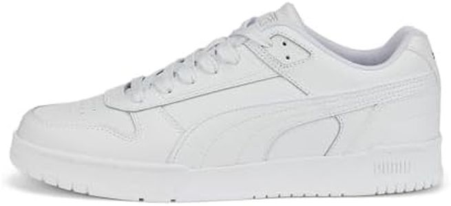 PUMA Unisex Rbd Game Low Low-Top Trainers, PUMA White-PUMA White-PUMA Team Gold, 8 UK