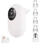 Blackhead Remover Rechargeable Pore Vacuum Cleaner Electronic Whitehead Cleaner with 5 Suction Heads 3 Modes LED Blackhead Extractor Tool For Women Men