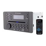 Car Stereo with Bluetooth,IRV Technology iRV63 Independent Zone 3 Wireless Car Audio Receiver,Supports HDMI ARC,APP,Digital Stereo Sound,A&FM,DVD,MP4,CEC,NFC,Clock,3 Zones Wall Mount RV Stereo Syste