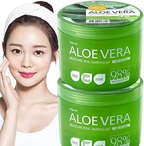Kwailnara 98% Aloe Vera Moisture Real Soothing Gel for Face Body Hand Hair 500ml / 16.9 oz