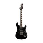 Stagg SES-60 BLK Electric Guitar - Black, full