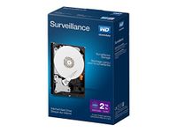 WD Purple 2 TB Surveillance Hard Disk Drive, Intellipower 3.5 Inch SATA 6 Gb/s 64 MB Cache 5400 rpm, Black