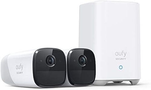 eufy security eufyCam 2 Pro, Wireless Surveillance Camera, Security System 365 Days Battery Performance, HomeKit Compatibility, 2K Resolution, IP67 Water Protection Class, Night Vision, 2-Cam Set