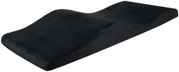 AZ GOGO SPA Lash Massage Bed Topper, High Density Foam Curvy Bed Cushion with Ergonomic Design, Excellent Topper for Beauty Salon -Black (23 inch)