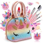 Kids Makeup Kit for Girl - Washable Makeup Toy for Girls, Little Girls Make up Set Safe & Non Toxic Makeup for Toddlers Children Princess, Girl Toys Age 4 5 6 7 8 Christmas Birthday Gift for Girl.