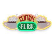 Friends TV Show Central Perk Coffee Shop 16-Inch Neon Light Sign Replica | Official Home Decor Collectible | Hanging LED Wall Light, Trendy Room Essentials