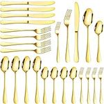 20-Piece Gold Flatware Set for 4, 1