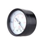 VILLFUL Vacuum Pressure Gauge Air Compressor Gauge Portable Pressure Gauge ~-bar Pressure Gauge Dial Display Pressure Gauge Vacuum Gauge Vacuum Gage Precision Tester Barometer