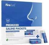 FireAnt Saline Packets Sinus Rinse, 101 Premixed Neti Pot Salt Packets for Nasal Rinse, All Natural, Pharmaceutical Grade, and PH Balanced - 101 Count