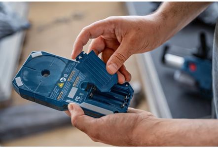 BOSCH Wall Scanner & Stud Finder – Detects Wood, Metal, Live Wires, Includes Batteries