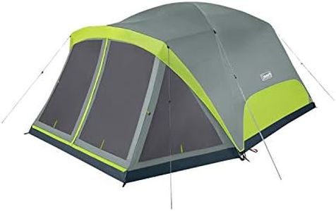 Coleman Skydome W, Tenda con Sala Schermo Unisex, Grigio Roccia, 8 Person