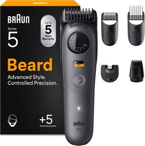 Braun Series 5 Beard Trimmer – Silver, Precision Grooming