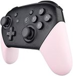 eXtremeRate Cherry Blossoms Pink Replacement Handle Grips for Nintendo Switch Pro Controller, DIY Custom Hand Grip Shell for Nintendo Switch Pro - Controller NOT Included