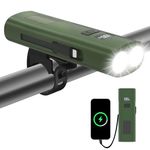 2024 NEW Bike Lights Front LED Torch, 1000LM Super Bright & 22 Hrs Rechargeable Lightweight - Bicycle Lights IPX4 Waterproof 6 Modes Road Mountain Cycling Fishing Woking at Night