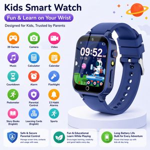 YEDASAH Kids Smart Watch – Touchscreen GPS Tracker for Children