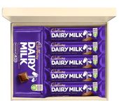 Chocohugs Chocolate Gift Hamper Box | Filled with Dairy Milk Full Sized Chocolate Blocks and Bars | Box of Chocolates | Sweet Treat Gift Box | Assorted Dairy Milk Chocolate Selection Box Gift Hamper