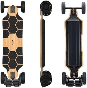 Meepo Hurricane Series Off-Road All Terrain Electric Skateboard, Ultra-Long 44 Miles Range Mountain Board, Highest 35MPH Top Speed, 365 Days Warranty, Professional for Adult