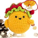 Mini Positive Crochet Animals,Handmade Little Reminders,Uplifting Support Mental Health,Birthday Gifts for Women Mom Daughter Sister Friend