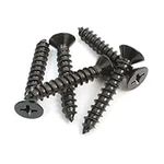 #6 x 1/2" Xylan Coated Stainless Flat Head Phillips Wood Screw (100 pc) 18-8 S/S Black Xylan Coating Choose Size by Bolt Dropper