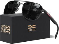 LUENX Aviator Sunglasses for Men Sq