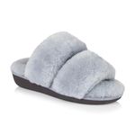 Nuknuuk Lexi Women's Shearling Slippers - Comfy Indoor/Outdoor Scuff Slippers with Memory Foam/Anti-Slip Outsole (Sky Blue, US Footwear Size System, Adult, Women, Numeric, Medium, 11)