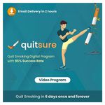 QuitSure Program- Quit Smoking in 6 Days I 95% Success Rate I 24/7 Coach Support I No Cravings I No Withdrawal Symptoms I Email Delivery of Online Program- No CD I Android/iOS