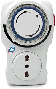 Electraline 58103 Programmatore Timer Giornaliero, 16 A, Blu/Bianco