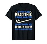 Ice Hockey Stick Goalkeeper Goaltender - Ice Hockey Goalie T-Shirt