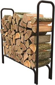 LOG RACK TUBE STL4FT BLK