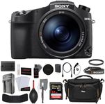 Sony Cyber-Shot DSC-RX10 IV Digital Camera with 64GB Memory Card + UV Filter + Camera Case + Photo Starter Kit + Charger (7 Items)