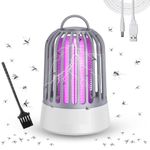 DEVADECOR Dirty Bug Killer Mosquito Repellent Lamp with USB Charging Port, Suitable for Home and Office Indoor and Outdoor(Fly Mosquito_Trap)