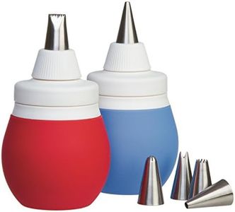 Prepworks by Progressive 8-Piece Frosting Bulb Decorating Kit (Red)