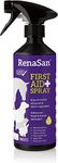 RenaSan Animal First Aid Spray (500ml) – Fights infection, kills bacteria & stops itching, Veterinary-grade skin protection, Alcohol-Free, Non-irritating, for Dogs, Cats & all other animals.