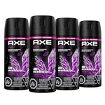 AXE Deodorant Body Spray Excite 113 g, 4 pack