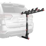 Allen Sports Deluxe+ Locking Quick Release 5-Bike Carrier for 2 in. Hitch, Model 850QR,Black