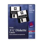 AVERY Averyamp; Reg; Laser/Tintajet Printer 3.5In Diskette Labels, 630 Per Box White